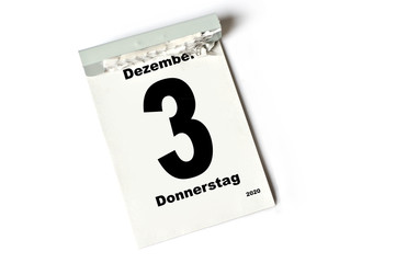 3. Dezember 2020