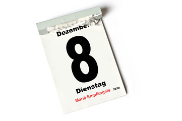 8. Dezember 2020 Mariä Empfängnis