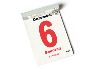 6. Dezember 2020 Zweiter Advent