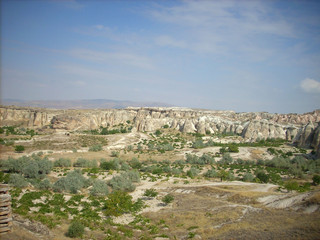 Fototapeta na wymiar Cappadocia Red Tour (Road) on September 22, 2012