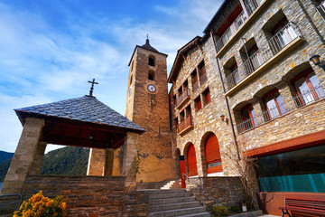 Ordino village in Andorra Pyrenees