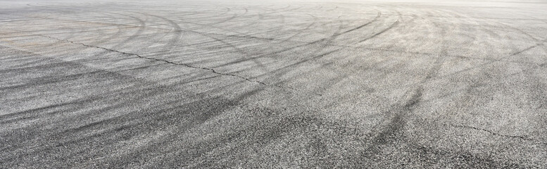 Car track asphalt pavement background at the circuit