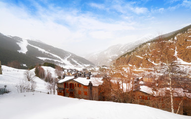 Soldeu ski village in Andorra