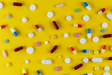 different pills medical background