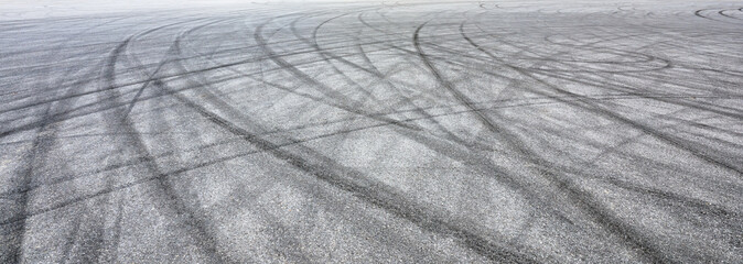 Car track asphalt pavement background at the circuit