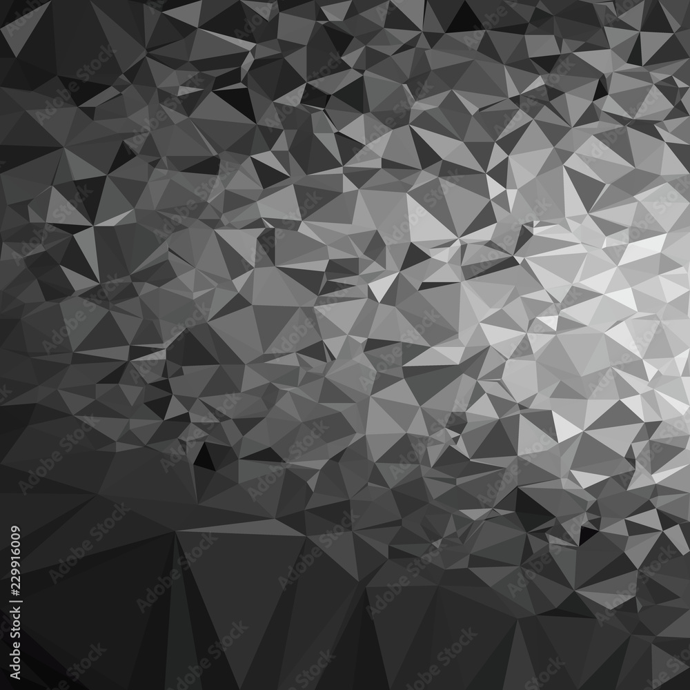 Aufkleber abstract polygonal triangle dark background. vector polygon which consist of triangles. geometric ba