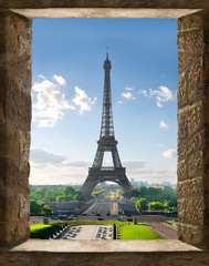 Vue depuis la fenêtre de Paris