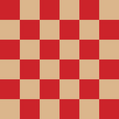 Checkered seamless pattern. Square geometric background. Vector illustration.