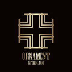 Art Deco vintage logo