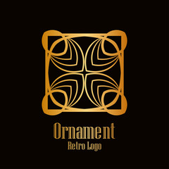 Art Deco vintage logo