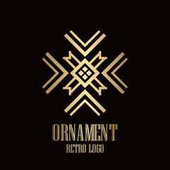 Art Deco vintage logo