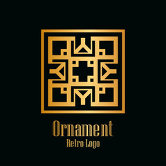 Art Deco vintage logo