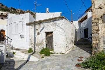 Fototapeta na wymiar Traditional greek village. Mirthios, Creete