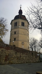 Fototapeta na wymiar Graz bell tower view Austria