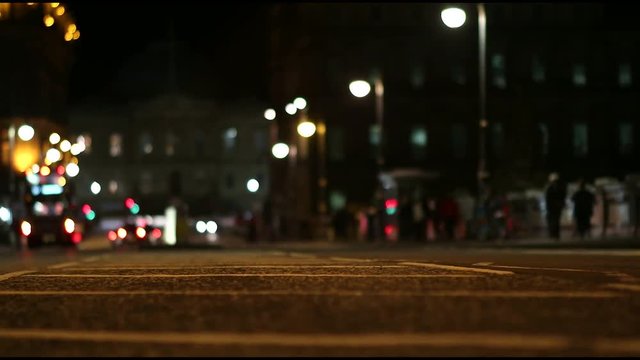 Night time lapse in Edinburgh