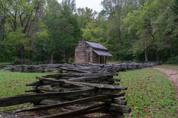 Fence and Cabin