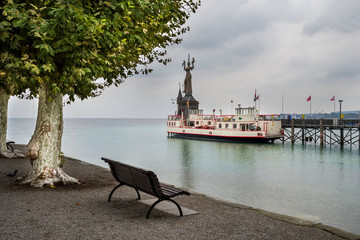Bodensee Ufer am Stadtgarten in Koblenz