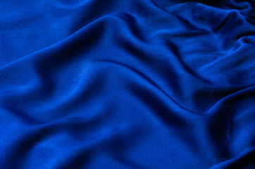 Blue satin silk background