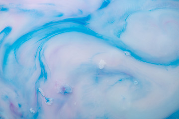 Creative background with abstract acrylic color