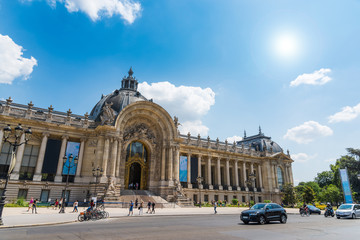 Fototapeta premium Petit Palais museum under a shining sun