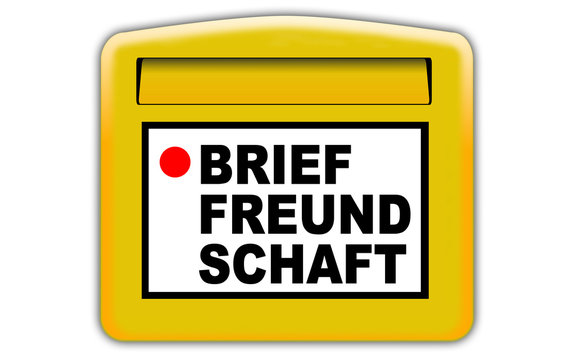 Briefkasten Brieffreund Brieffreundschaft Stock Illustration | Adobe Stock