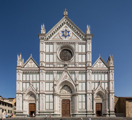 Fototapeta na wymiar Santa Croce church in Florence, Italy