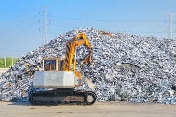 Recycling industry. Business Recycling.Waste separation.