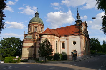 Fototapeta na wymiar Barocke Erlöserkirche in Sigmaringen