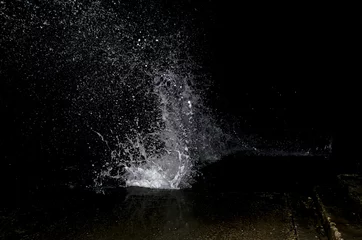 Türaufkleber Spritzende Welle am Schwarzen Meer. © lindama