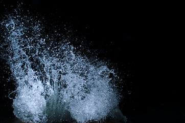 Splashing wave on the Black sea.