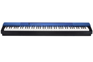 blue piano isolated