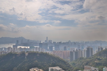 a Kowloon Skyline Viewing Point at east