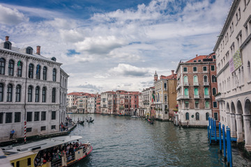 Blick auf Venedig Kanal