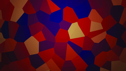 Background from polygons. With shadows and light.