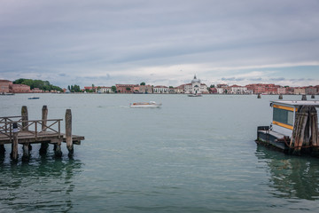 Fototapeta na wymiar Blick auf Lagune Venedig