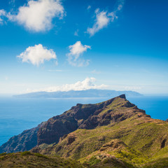 Aussicht von Insel zu Insel über das Meer