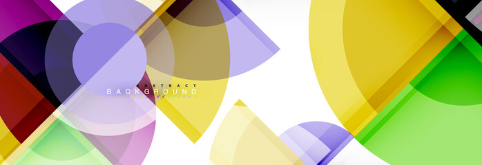 Circle abstract background