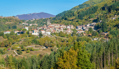 San Romano in Garfagnana, in the Appenino Tosco Emiliano National Park. Province of Lucca, Tuscany, Italy.