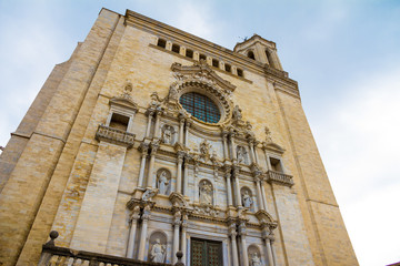 The Cathedral of Saint Mary of Girona in Girona, Spain