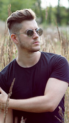 Mann in der Natur
