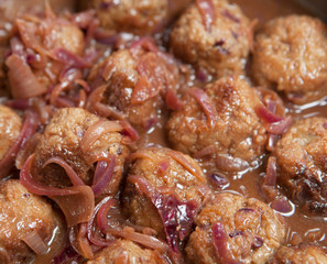 boulettes de viande sauce oignons