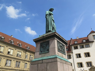 Denkmal Friedrich Schiller Schillerplatz Stuttgart