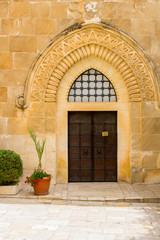 Fototapeta na wymiar The Church of St Ann at the Pool of Bethesda in Jerusalem Israel