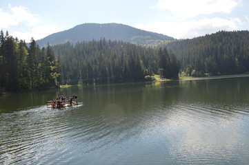 fishing in the lake.Sinevir