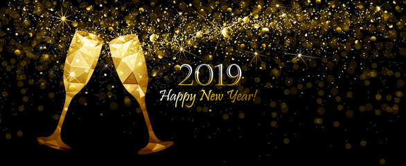 New Year's background with Champagne © Maksim Pasko