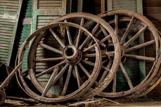 Shutters and Wagon Wheels