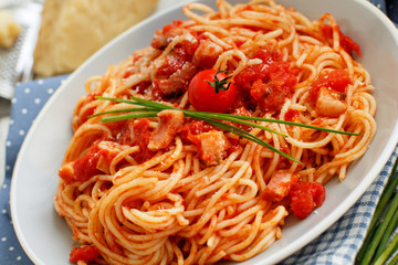 Spaghetti alla amatriciana