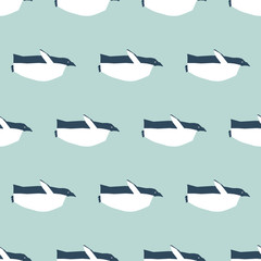 Obraz premium seamless penguin pattern