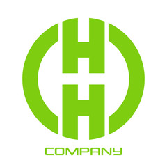 Obraz premium double H logo