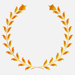 icon laurel wreath, spotrs design